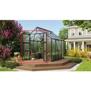 dvojkrídlové dvere VITAVIA (40004237) čierne LG4279