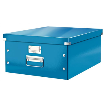 Veľká škatuľa A3 Click & Store modrá