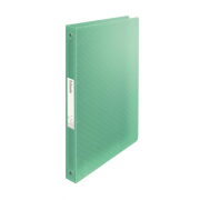 Zakladač 4-krúžkový Esselte Colour&#39;Ice celoplastový 2,5cm zelený