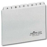 Plastové indexové kartičky A6 do kartotéky HAN 986