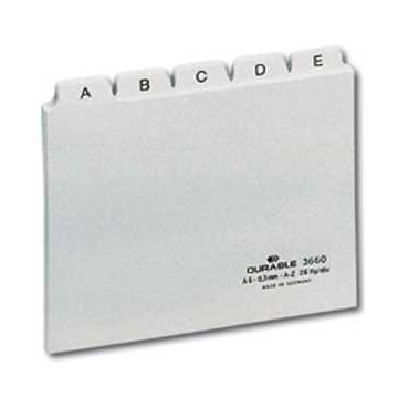 Plastové indexové kartičky A6 do kartotéky HAN 986