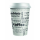 Plastové viečko biele 80 mm "Coffee to go"