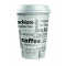 Plastové viečko biele 80 mm "Coffee to go"