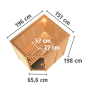 fínska sauna KARIBU SAJA (59779) LG4289