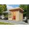 fínska sauna KARIBU NORGE (86205) natur LG3772