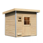 fínska sauna KARIBU NORGE (92106) natur LG4008