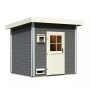 fínska sauna KARIBU NORGE (92118) terragrau LG4010