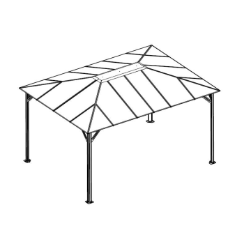 náhradné presklenie pre altán LANITPLAST 43 číre PC 6 mm LG4331