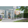 skleník VITAVIA ATHENA 10200 sklo 3 mm + PC 10 mm biely LG3838