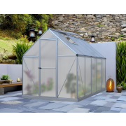 skleník LANITPLAST SARANA 6x10 PC 4 mm strieborný LG4272