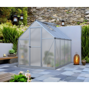 skleník LANITPLAST SARANA 6x8 PC 4 mm strieborný LG4275