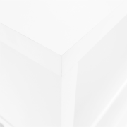 Regál, biela/jemný lesk, BENITO