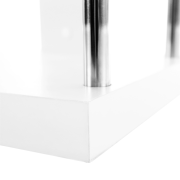 Regál, biela/jemný lesk, BENITO