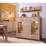 Komoda typ 8, dub sonoma, GRAND