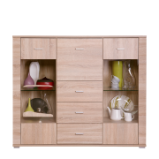 Komoda typ 8, dub sonoma, GRAND