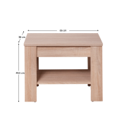 Konferenčný stolík typ 18, dub sonoma, GRAND