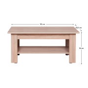 Konferenčný stolík typ 19, dub sonoma, GRAND