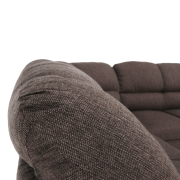 Sedacia súprava, hnedá, ľavá,  AMELIA