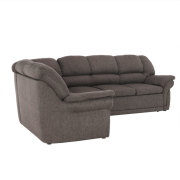 Sedacia súprava, hnedá, ľavá,  AMELIA