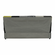 Pohovka, látka limetková/sivá/čierna, ALABAMA