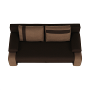 Rozkladacia pohovka, čokoládová/svetlohnedá, BOLIVIA