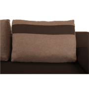 Rozkladacia pohovka, čokoládová/svetlohnedá, BOLIVIA