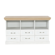 RTV stolík, sosna nordická/dub divoký, ROYAL RS