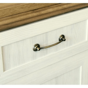 Komoda, 5 šuplíková, sosna nordická/dub divoký, ROYAL KS5