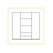 Skriňa trojdverová, samoa king, KORA KS2