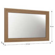 Zrkadlo, dub divoký, ROYAL LS