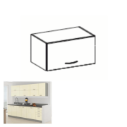 Skrinka horná, krém vysoký lesk, PRADO 60 OK-40