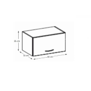 Skrinka horná, krém vysoký lesk, PRADO 60 OK-40