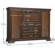 Komoda s barom, samoa king, KORA KK6P