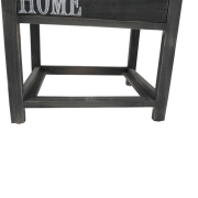 Komoda, 1 košík, 1 zásuvka, sivohnedá, DARKIE 1