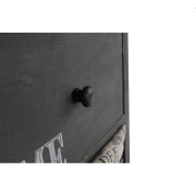 Komoda, 2 košíky, 1 zásuvka, sivohnedá, DARKIE 2