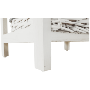 Komoda, 3 zásuvková, starobiela, RUBY 3