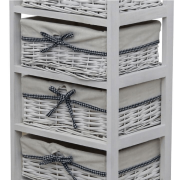 Komoda, 5 zásuvková, starobiela, RUBY 5