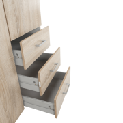 Skriňa, 3 - dverová, dub sonoma, GWEN 70427