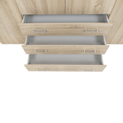 Skriňa, 4 - dverová, dub sonoma, GWEN 70429