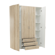 Skriňa, 4 - dverová, dub sonoma, GWEN 70429