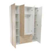 Skriňa, 4 - dverová, dub sonoma, GWEN 70429