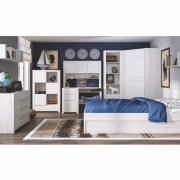 Polica typ 61, biela craft, ANGEL