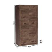 Skriňa, jaseň tmavý, INFINITY I-01