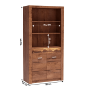 Regál, jaseň svetlý, INFINITY I-05