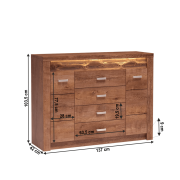 Komoda, jaseň svetlý, INFINITY I-07