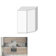 Skrinka horná GR, biela/dub sonoma, LINE