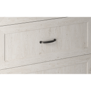 Spodná rohová skrinka, biela/sosna nordická, ROYAL D90N