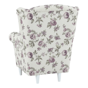 Kreslo ušiak, látka rose 18, CHARLOT