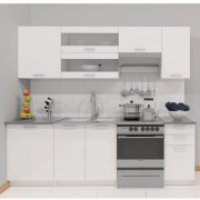 Spodná kombinovaná skrinka, biela,  FABIANA S-40SZ2