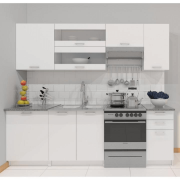 Spodná dvojdverová skrinka, biela,  FABIANA S80